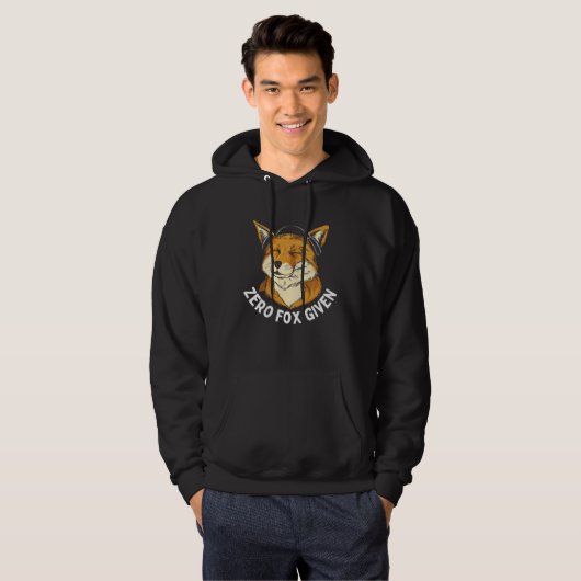 Zero Fox Given Polygon Poly  Sarcastic Fox   1 Hoodie (Voorkant volledig)