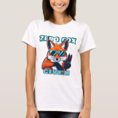 "Zero Fox" grappig gegeven T-shirt (Voorkant)