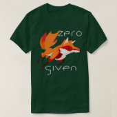 Zero Fox krijgt Funny Pun T-Shirt (Design voorkant)