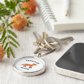 Zero Fox krijgt Funny Sarcasm Wilde Dieren Pun Sleutelhanger (Zijkant)