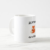 "Zero Fox provided" koffie-Mok Koffiemok (Voorkant links)