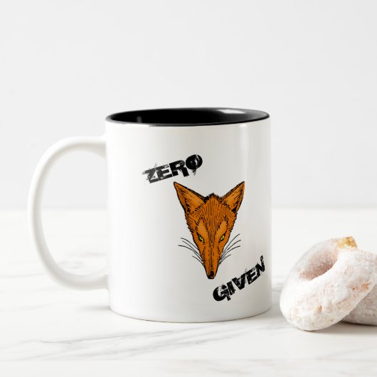 ZERO FOX TOEGEDIEND TWEEKLEURIGE KOFFIEMOK (Met donut)