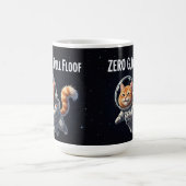 Zero G, Volle Pluizen! Schattige Ruimtekat Koffiemok (Center)