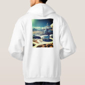 Zero Gravity Technologie Print Kunst Hoodie (Achterkant)