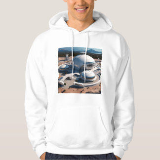 Zero Gravity Technologie Print Kunst Hoodie