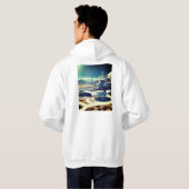 Zero Gravity Technologie Print Kunst Hoodie (Achterkant volledig)