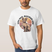 Zero Haar Maximum Liefde Sphynx Kunst T-shirt (Voorkant)