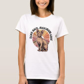 Zero Hair Maximum Love Sphynx Art T-shirt (Voorkant)