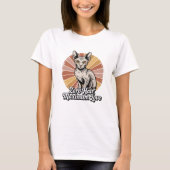 Zero Hair Maximum Love Sphynx Retro T-shirt (Voorkant)