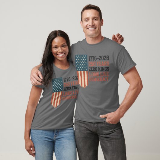 ZERO KINGS LANG LEVE DE DEMOCRATIE T-SHIRT (Unisex)