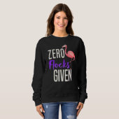 Zero-koppels gegeven aan Flamingo Sarcasm Trui (Voorkant volledig)