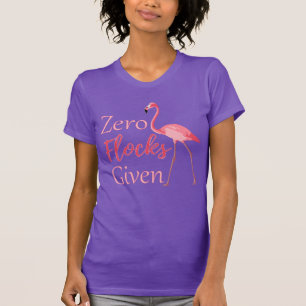 Zero-koppels met grappige flamingo t-shirt