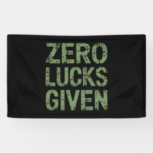 Zero Lucks Gezien St. Paddy's Day Hilarische Patri Spandoek