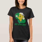 Zero Lucks Given St Patrick s Day St Paddys Day T-shirt (Voorkant)
