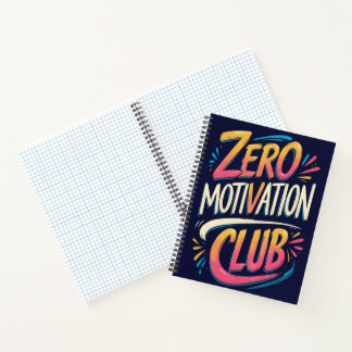 Zero Motivation Club Notitieboek