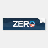 "Zero" Obama Bumpersticker (Voorkant)