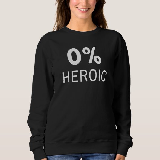 Zero Percent Heldhaftig 0 T-shirt (Voorkant)
