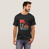 Zero Percent Vegan Grill T-shirt (Voorkant volledig)