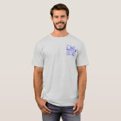 Zero plant nul energie (blauw) t-shirt (Voorkant volledig)