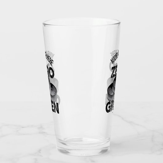 Zero Pucks gegeven (Hockey) glas (Links)