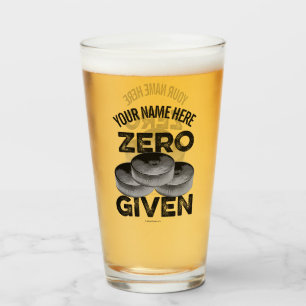 Zero Pucks gegeven (Hockey) glas