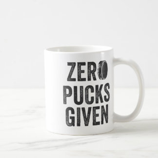 Zero Pucks Given Sarcastische Volwassen Hockey Her Koffiemok