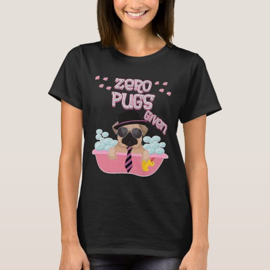 Zero pugs gegeven Premium T-Shirt 334 (Voorkant)