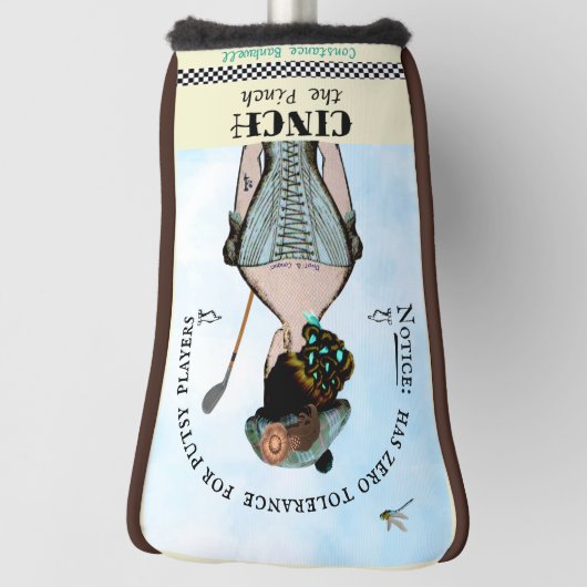 Zero-'Putsy'-Tolerance Lady's Putter Hoesje Golfheadcover (Draai 90)