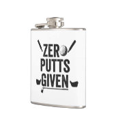 Zero putts Gegeven Grappige Golf Sport Golfen Papa Heupfles (Links)