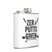 Zero putts Gegeven Grappige Golf Sport Golfen Papa Heupfles (Rechts)