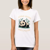 Zero Rush – 100% Plush Lazy Panda T-Shirt (Voorkant)