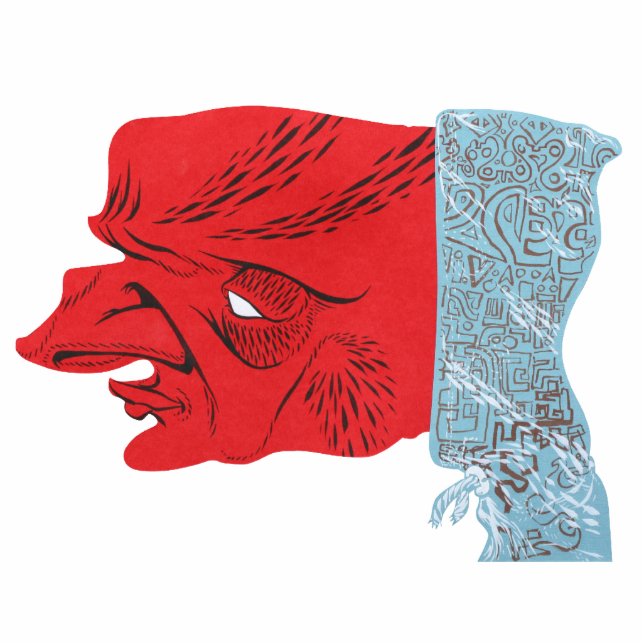 Zero Sophisto - Andy Howell Foto Sculptures Staand Fotobeeldje (Voorkant)