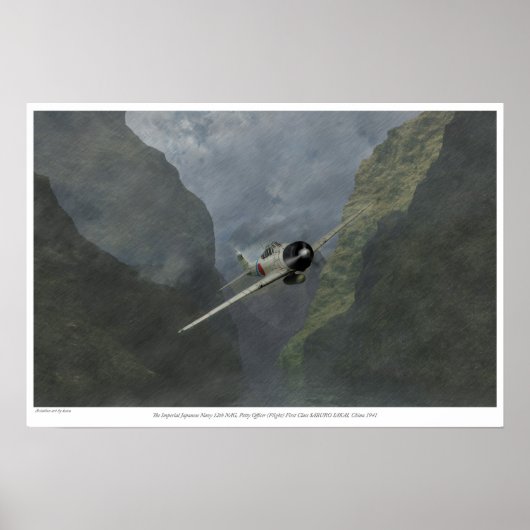Zero-strijder"Saburo Sakai" Poster (Voorkant)