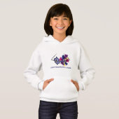 Zero Thoughts Full Chaos Meisjes Hoodie - Grappige (Voorkant volledig)