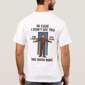 Zero Tolerance voor Lactose Funny T-shirt (Achterkant)