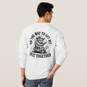 Zero Tolerance voor Lactose Funny T-shirt (Achterkant volledig)