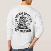 Zero Tolerance voor Lactose Funny T-shirt (Achterkant)