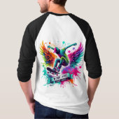 Zero Tolerance voor Lactose Funny T-shirt (Achterkant)
