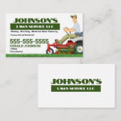 Zero Turn Lawn Care Visitekaartje (Voorkant / Achterkant)