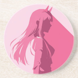 Zero Two - Darling in de Verenigde Staten | Onderz Zandsteen Onderzetter
