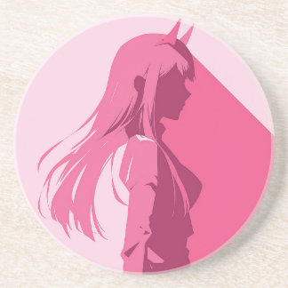 Zero Two - Darling in de Verenigde Staten | Onderz Zandsteen Onderzetter