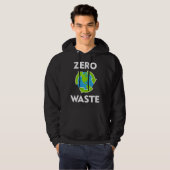 Zero Waste Earth Day Environmental Teacher  Anti P Hoodie (Voorkant volledig)