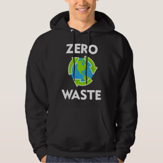 Zero Waste Earth Day Milieu Leraar Anti P Hoodie