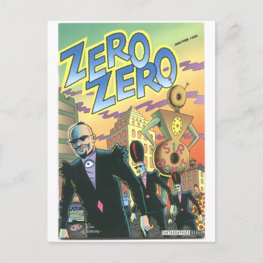 "Zero Zero", jan. 1996 Briefkaart (Voorkant)