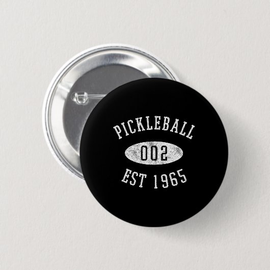 Zero Zero Two Funny Pickleball Ronde Button 5,7 Cm (Voorkant /achterkant)
