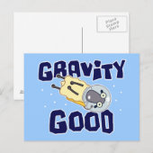 Zero-zwaartekracht schapen briefkaart (Voorkant / Achterkant)