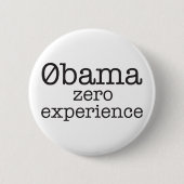 Zerobama Obama Zero Experience Button (Voorkant)