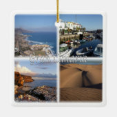 zES005 GRAN CANARIA, Canarische Eilanden, Spanje, Keramisch Ornament (Achterkant)