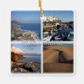 zES005 GRAN CANARIA, Canarische Eilanden, Spanje, Keramisch Ornament (Voorkant)