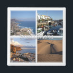 zES005 GRAN CANARIA, Canarische Eilanden, Spanje, Magneet<br><div class="desc">Hier vind je het souvenir van je vakantie. Deze categorie bevat kogelvrije magneten van vele plaatsen in Spanje. (zES005 GRAN CANARIA, Canarische Eilanden, Spanje, fridge magnet). Verbazingwekkende vrienden en familieleden met de unieke souvenirs van uw geweldige reis. Probeer ons. #LeoPepeDesign - Kanarische eilanden, duinzee de maspalomas, mogan port, puerto de...</div>